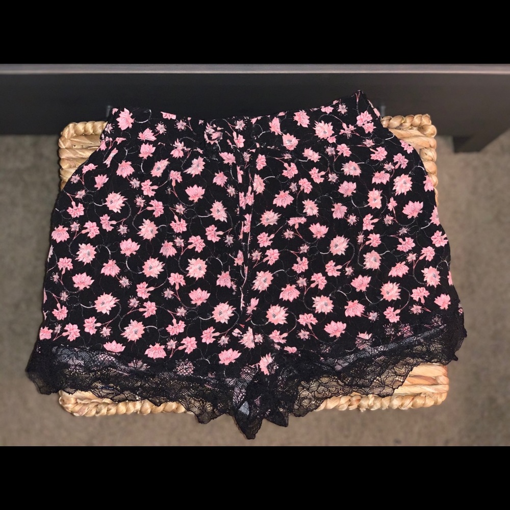 Topshop floral shorts